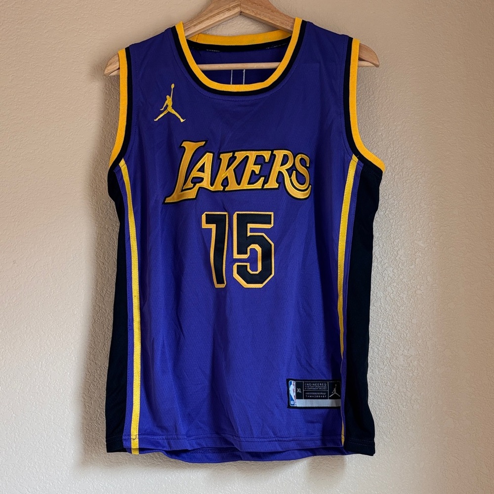 Lakers Purple Jersey with Black and White Accents